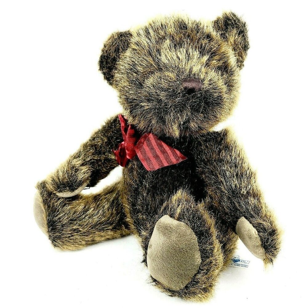 HugFun International Deluxe Teddy Bear Plush Sitting Bow Stuffed Animal Toy